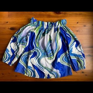 Peter Som for Anthropologie off shoulder blouse